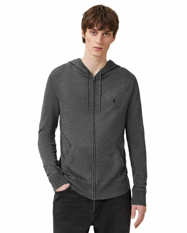 AllSaints Mode Merino Zip Hoody