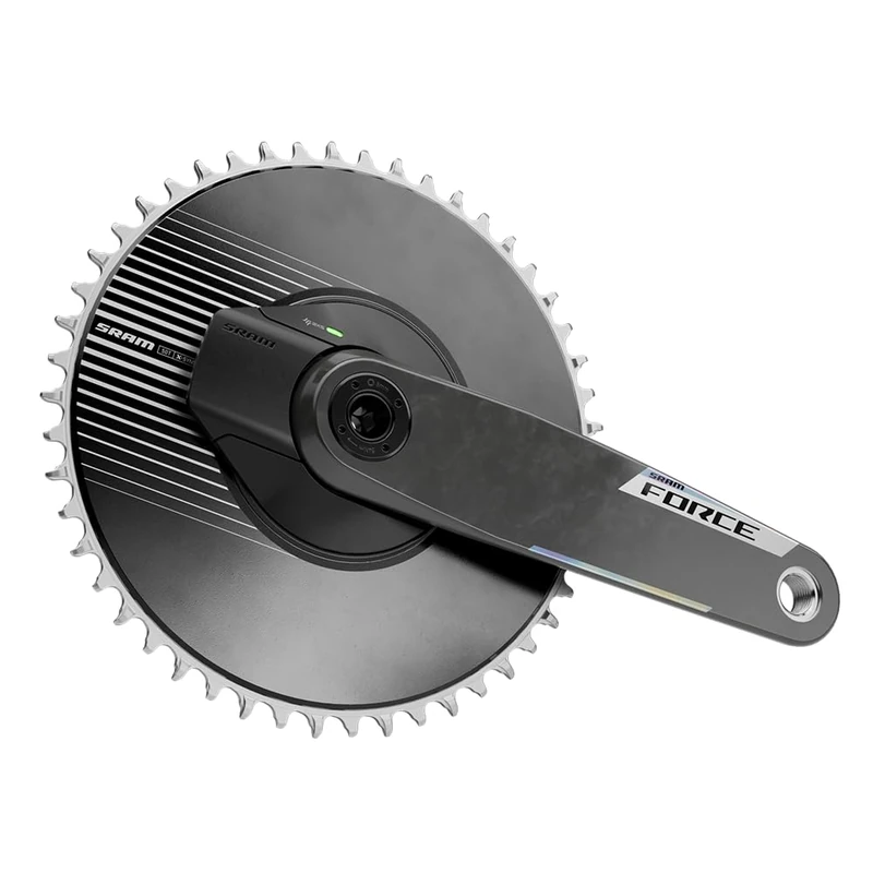 SRAM Forza 1 AXS Power Meter Crankset - 165mm, 12-Speed, 50t Aero PM Chainring, 8-Bolt Direct Mount, Dub Chuck,