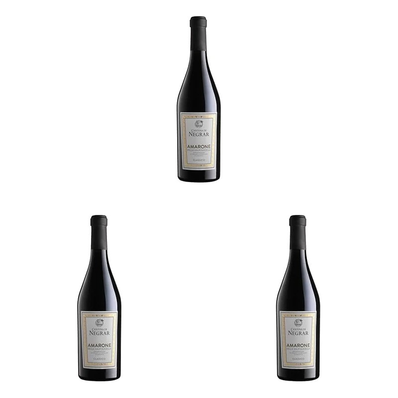 Cantina di Negrar Amarone della Valpolicella DOCG Classico Red Wine 75cl (Pack of 3)