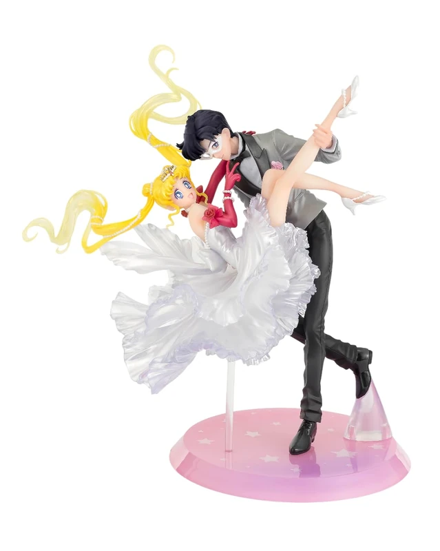TAMASHII NATIONS - Sailor Moon - Usagi & Tuxedo Mask [Moonlight Glow Edition] FiguartsZERO chouette Collectible Figure