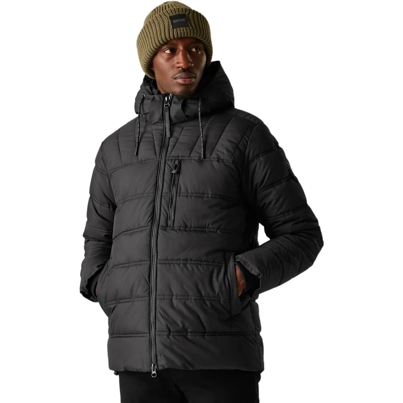 Regatta Mens Leeshaw Padded Jacket Insulated Water Repellent Winter Coat