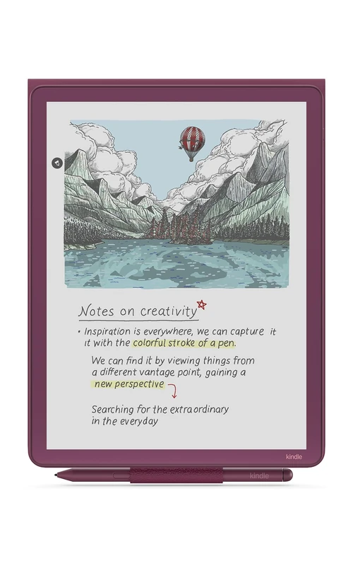 New Amazon Kindle Scribe Folio Cover with Magnetic Attachment, Functional Protective Case - Premium Leather