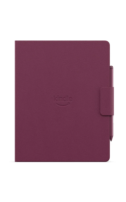Introducing All-New Amazon Kindle Scribe Executive Folio Cover with Magnetic Attachment, Sleek Protective Case - Premium Leather