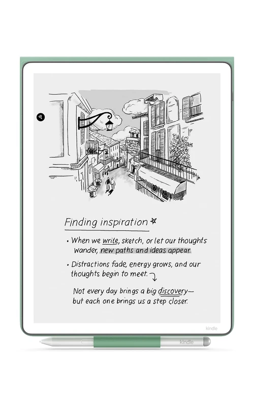 New Amazon Kindle Scribe Folio Cover with Magnetic Attachment, Designed with Sustainability in Mind, Functional & Protective Case - Plant-based Cover