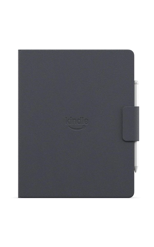Introducing All-New Amazon Kindle Scribe Executive Folio Cover with Magnetic Attachment, Sleek Protective Case - Premium Leather