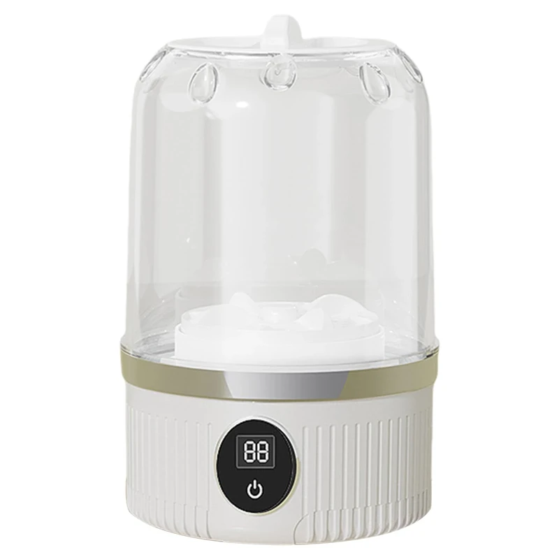 YUTNGYNG Clothes Washer Rechargeable Battery Operated Laundry Cup Washing Machine For Baby Clothes Underwear
