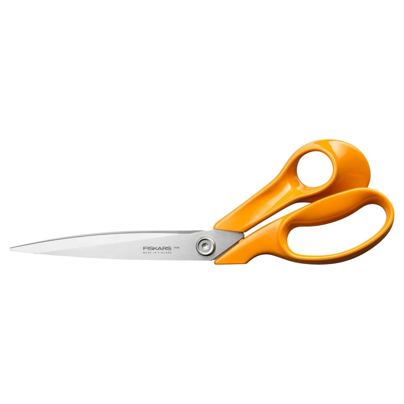 Fiskars Classic Tailor's Scissors, Right-Handed use, Total Length: 27.5 cm, Improved Torx Screw and More Ergonomic Handle, Quality Steel/Plastic, Orange, 1075056 - Image 1