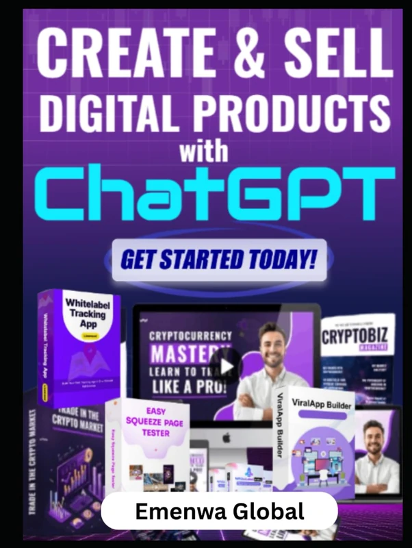 Create & Sell Digital Products with ChatGPT: Launch Your Own Hot Digital Products with High-Converting Landing Pages and Email Automation using ChatGPT