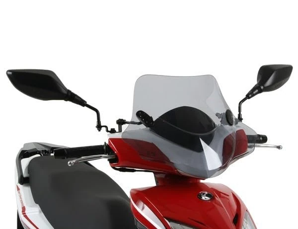 Puig SB6225 V-Tech Line Touring Windshield; made of high-impact methacrylate; enhanced protection; TÜV and ABE approved; easy installation, Smoke.