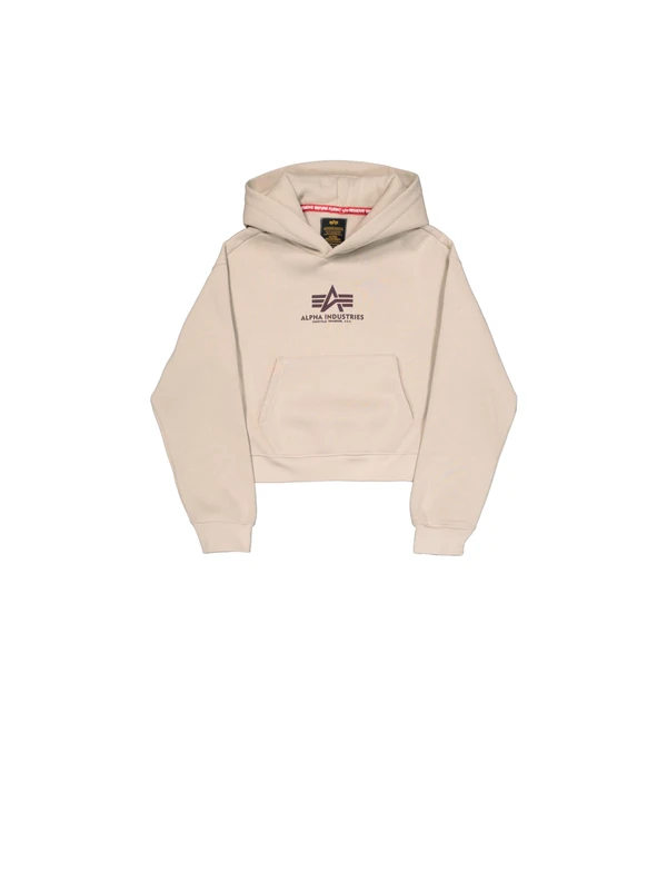 Alpha Industries Women's Basic PP Hoodie, Organic Beige, L - Image 1