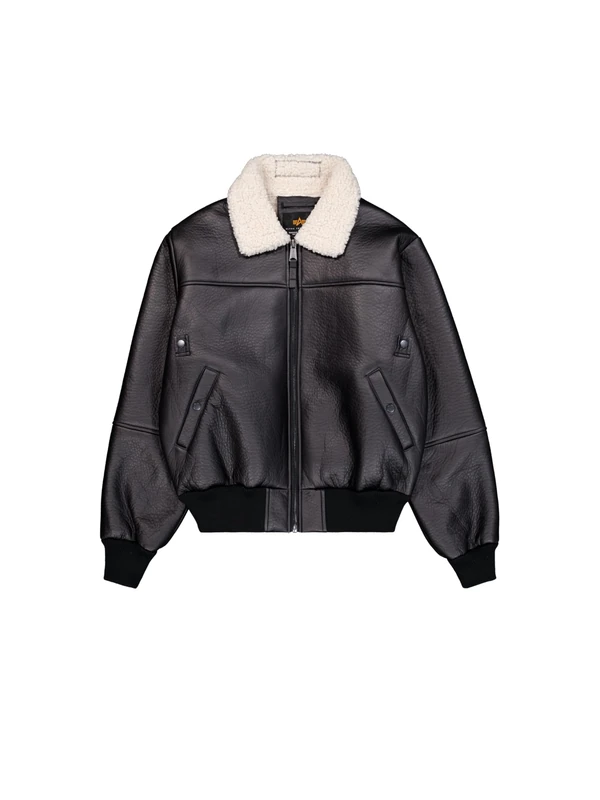 Alpha Industries Men's B-15 Modified Bomber Jacket, Black, XL