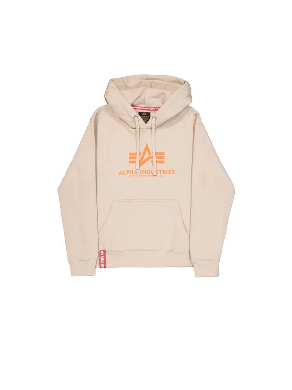 Alpha Industries Men's Basic Hoodie Hooded Sweatshirt, Organic Beige, M