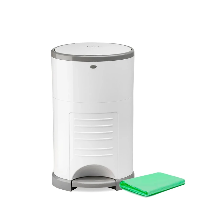 Korbell - 16L Hands-Free Eco Friendly Nappy Bin + 1 Refill