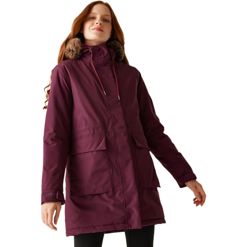 Regatta Womens Sabinka Waterproof Jacket Breathable Insulated Padded Winter Coat