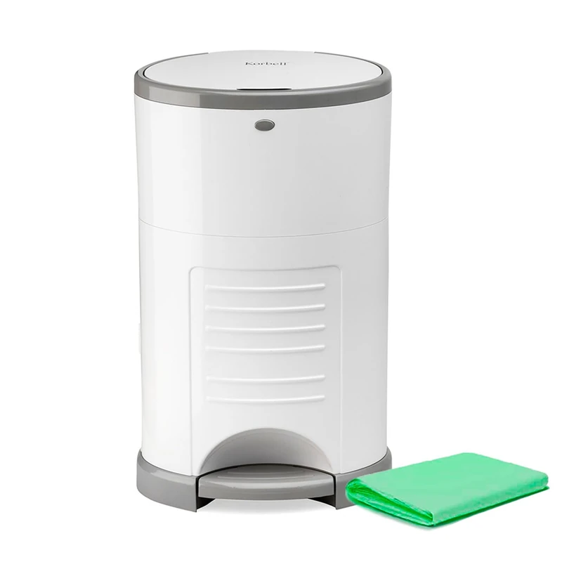 Korbell - 26L Hands-Free Eco Friendly Nappy Bin + 1 Refill