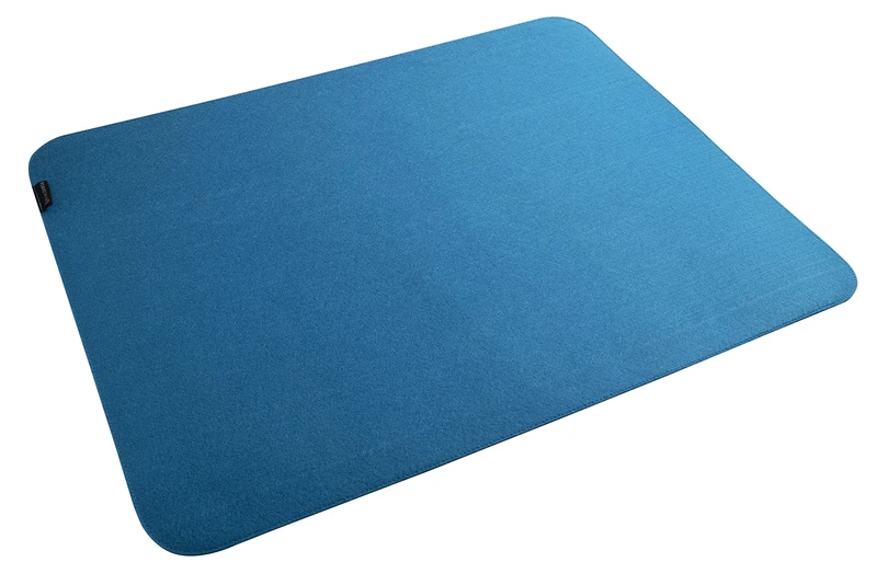 Exacompta - Ref 29812E - Box of 10 Teksto Desk Pads - Made of RPET Felt - Desk Protection, Mouse pad - 50x65cm - Turquoise - Delivered Flat Packed