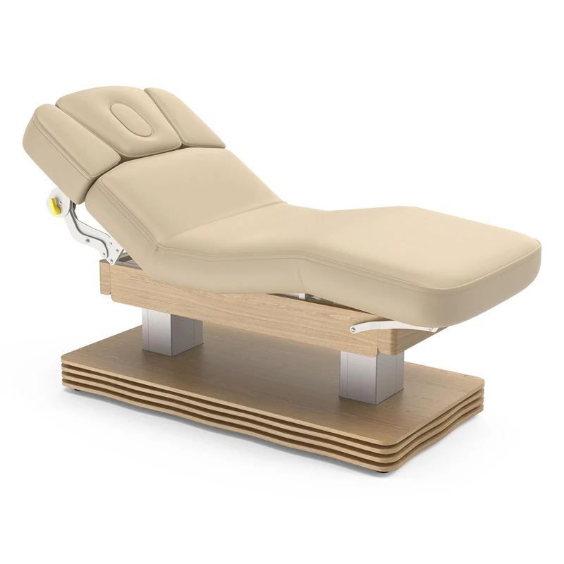 Master Massage Heather 78cm, 10cm Thick Foam, Highly Adjustable Dual Pedestal Medi-Spa Stationary Electrical Bed - Image 1