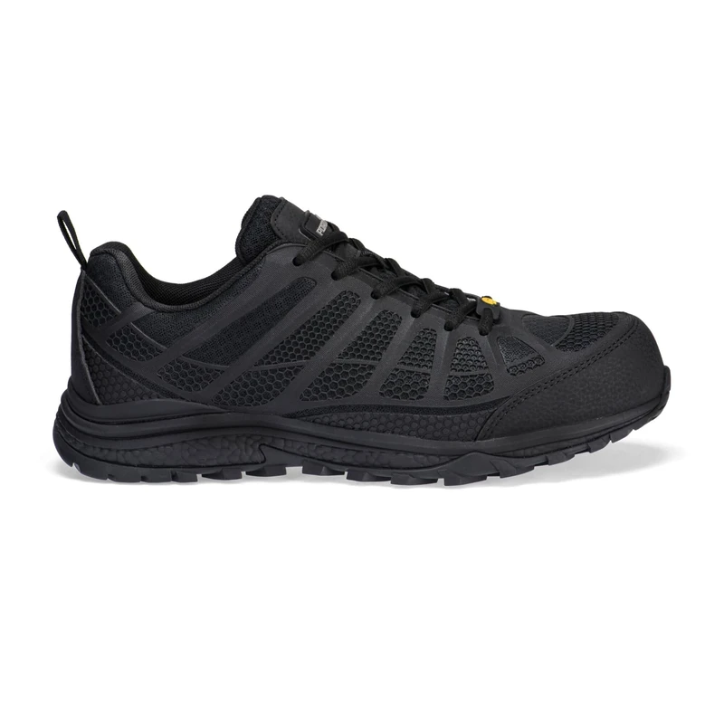 Portwest FT46 Composite Trainer S1PS ESD KPU Mesh Fibreglass Toe Non Metallic Slip Oil Fuel Resistant EVA Rubber Anti Static Safety Footwear, Black 47