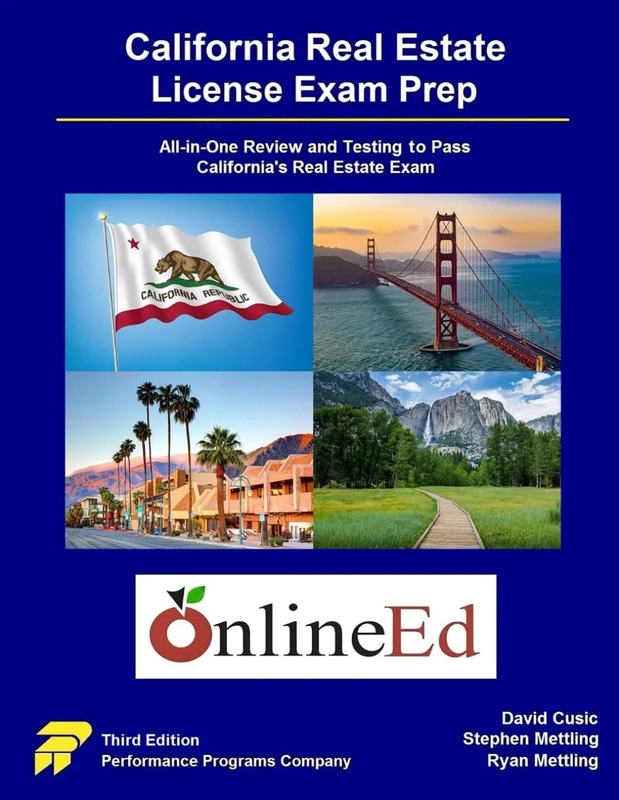 California Real Estate License Exam Prep: OnlineEd Edition