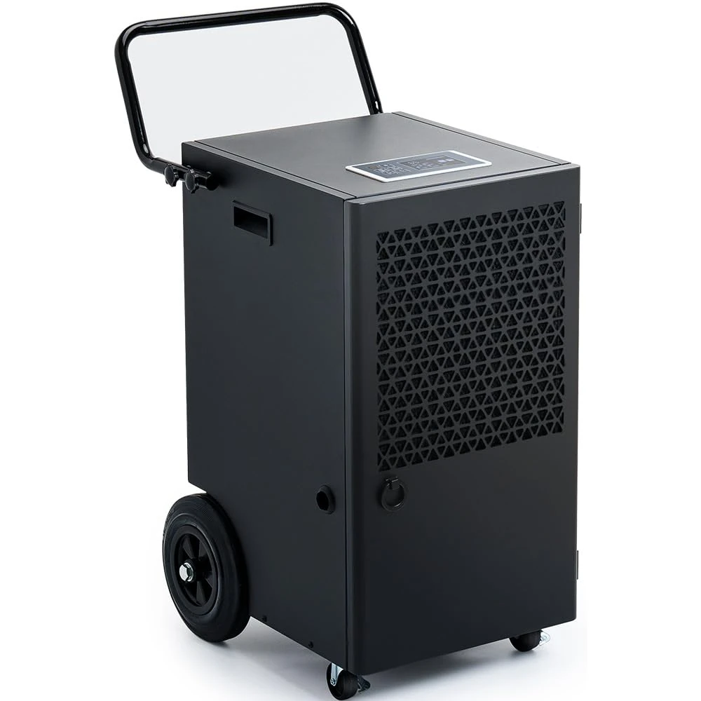 Katenpo 90L/Day Commercial Electric Dehumidifier: Portable & Smart with Pump Drainage - Rotary Compressor Controls Damp/Mould for Basements/Rooms/Garage Energy Efficient for Home/Apartments/Warehouse
