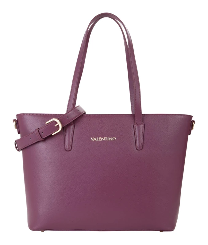 Valentino Bolsa Shopping Bag, prugna, ÚNICA
