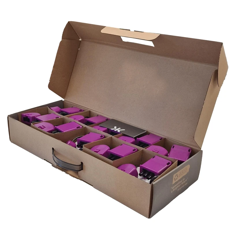 Knightsbridge SpektroLED Evo Fixed - Pack of 10 - Fire Rated IP65 Downlight with 2 x Wattage and 4 x CCT in White