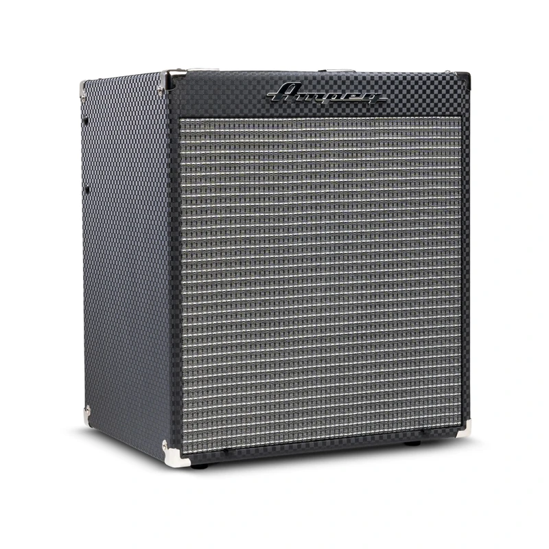 AMPEG RB-110 Bass Combo Amp – 50W Practice Amp with Ampeg Legacy Preamp, SGT Overdrive, 3-Band EQ, AUX In, Headphone Out, XLR Line Out and 1x10" Speaker – Black