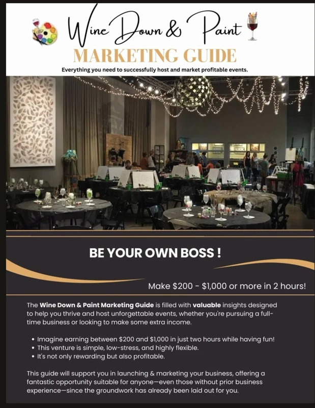 Wine Down & Paint Marketing Guide