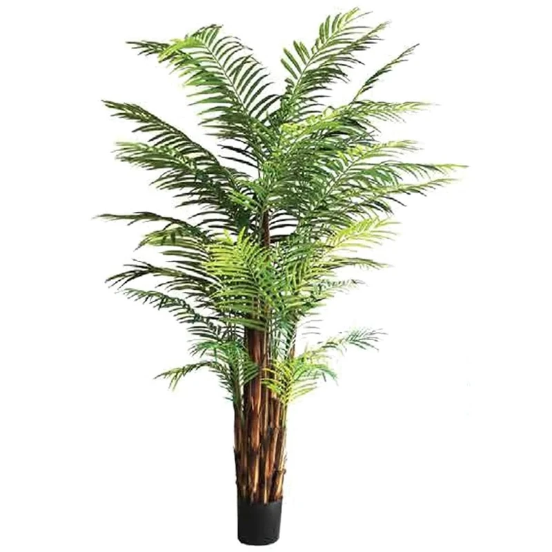 Leaf Retardant Artificial Tree, 210cm Areca Palm Fire Resist, 210 cm