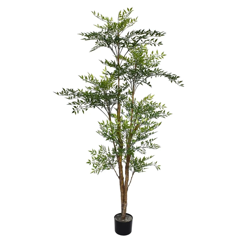 Leaf Retardant Artificial Tree, 165cm Nandina Fire Resist, 165 cm