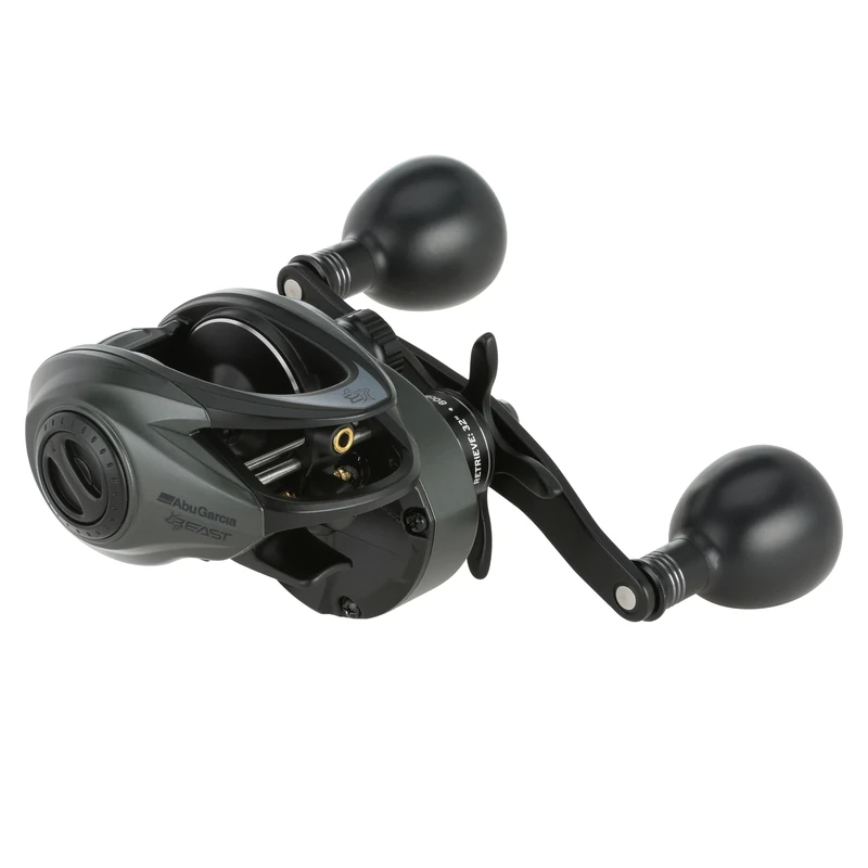 Abu Garcia Beast Low Profile Baitcasting Reel | Freshwater & Saltwater Predator Casting Fishing Reel | 7.3:1 Gear Ratio | Power Stack Carbon Drag | Aluminium Body | 2000 | Right Handed