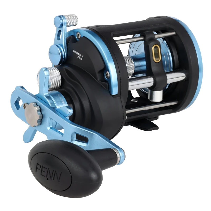 PENN Warfare™ II Level Wind Reel | Saltwater Predator Fishing Reel | Trolling, Casting & Bottom Fishing | Graphite Body | HT-100 Carbon Drag | Level Wind Spool | 3.9:1 Gear Ratio | 3000 | Left Hand