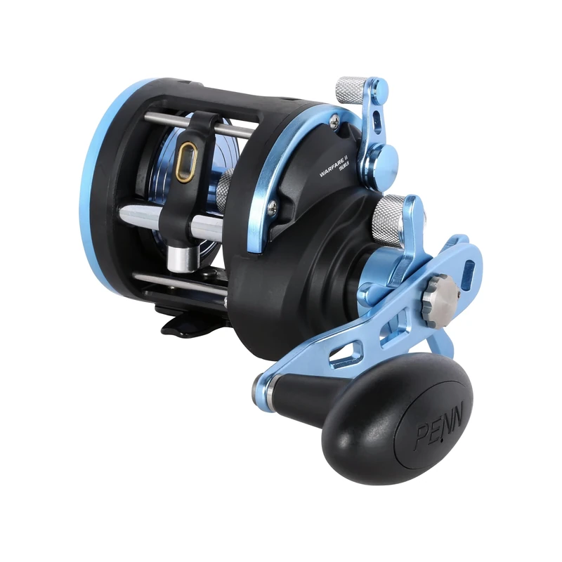 PENN Warfare™ II Level Wind Reel | Saltwater Predator Fishing Reel | Trolling, Casting & Bottom Fishing | Graphite Body | HT-100 Carbon Drag | Level Wind Spool | 5.1:1 Gear Ratio | 1500 | Left Hand