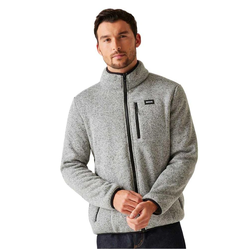 Regatta Mens Barlee Full Zip Teddy Fleece Warm Durable Outdoor Hiking Winter Jacket - Image 1