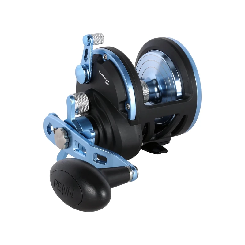 PENN Warfare™ II Star Drag Reel | Saltwater Predator Fishing Reel | Trolling, Casting & Bottom Fishing | Graphite Body | HT-100 Carbon Drag | Level Wind Spool | 5.1:1 Gear Ratio | 2000 | Right Hand