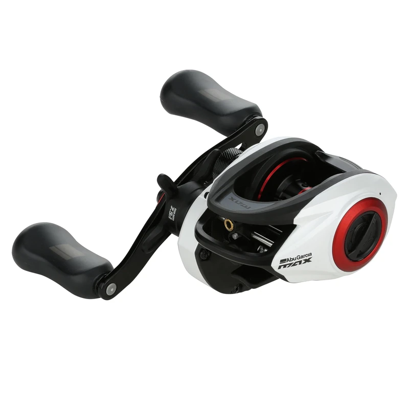 Abu Garcia Max Pro Low Profile Baitcasting Reel | Freshwater & Saltwater Predator Casting Fishing Reel | Carbon Matrix Drag | Graphite Body | 7.5:1 Gear Ratio | 2000 | Left Hand