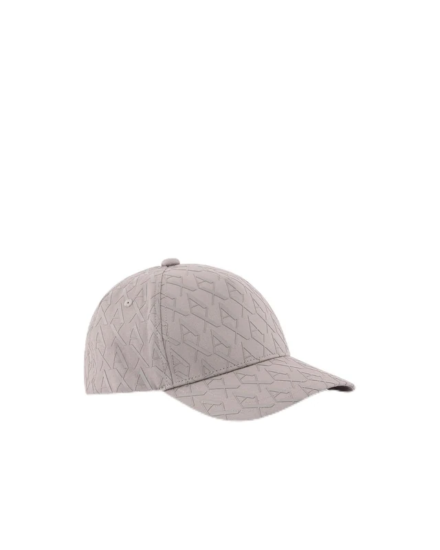 Armani Exchange Men's Classic Repeated Logo Baseball Cap, Chielsed Stone, One Size