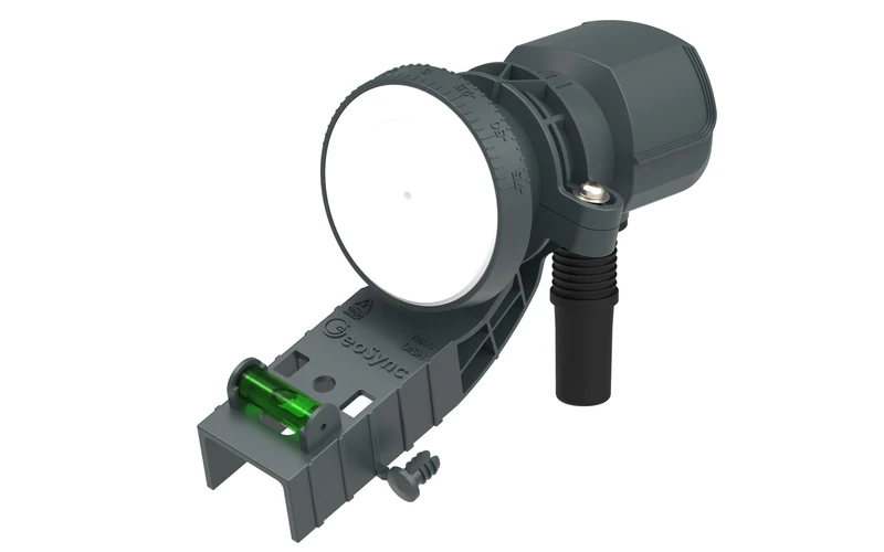 GeoSync Pack of 20 Universal Single 1 Output LNB for Satellite Dish SKY Freesat HD TV KU Band Satellite Receiver with Spirit Level Bracket