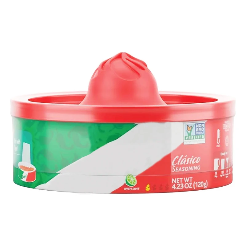 Tajiin Glass Season Rimmer - 120g | Authentic Mexican Lime & Chili Seasoning for Drinks and Cocktails | Ideal for Any Occasion | Zesty Kick