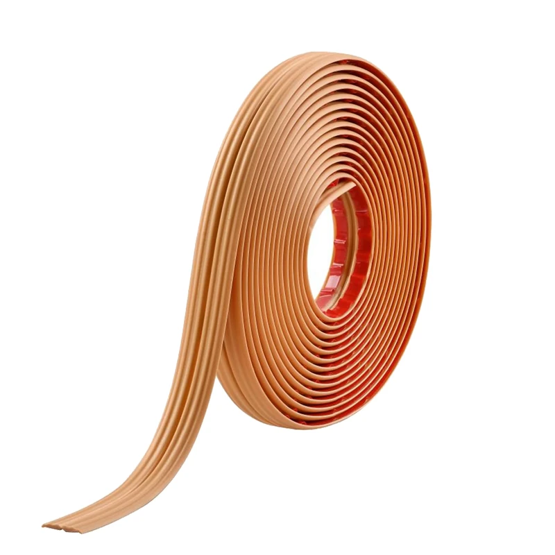 5M Gold Flexible Edging Trim for Tile Floor Bathroom Door Frame Countertops,Self Adhesive Inside Outside Corner Strip,Floor Transition Tape,Caulk Molding,Furniture Protector Guards,20mm(10mm+10mm)