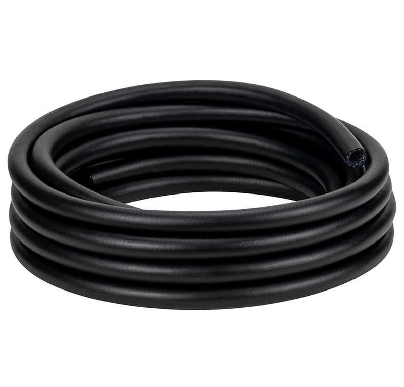 1 inch - 25ft High Pressure Black Braided Plastic Vinyl Tubing, Reinforeced PVC Tube Hose, Flexible, BPA Free, Perfect for Water Transfer in Workshop Home Garden