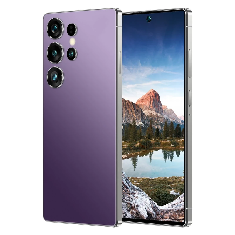 adeck S25 Ultra 6.8" FHD Super-V Display Smartphone | Al Dual Camera | Snapdragon 8Gen4|4500mAh Battery | 5G Global Bands | Dual SlM + SD Slot | Face Unlock Smartphone (purple,32)