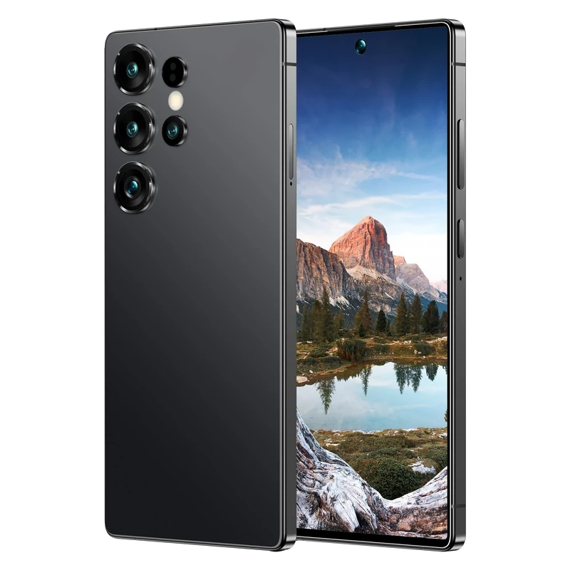 adeck S25 Ultra 6.8" FHD Super-V Display Smartphone | Al Dual Camera | Snapdragon 8Gen4|4500mAh Battery | 5G Global Bands | Dual SlM + SD Slot | Face Unlock Smartphone (Black,32)