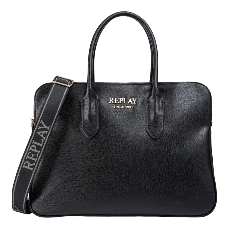 Replay Women Fw3823 Laptop Bag, 0098 Black, Einheitsgröße