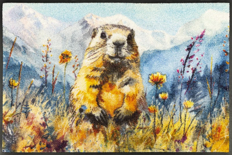 wash+dry Leander Doormat 50 x 75 cm Washable for Indoor and Outdoor Use