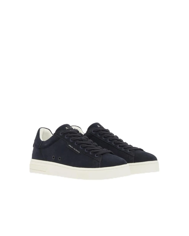 Armani Exchange Men London Sneaker, deep Navy, 9 UK