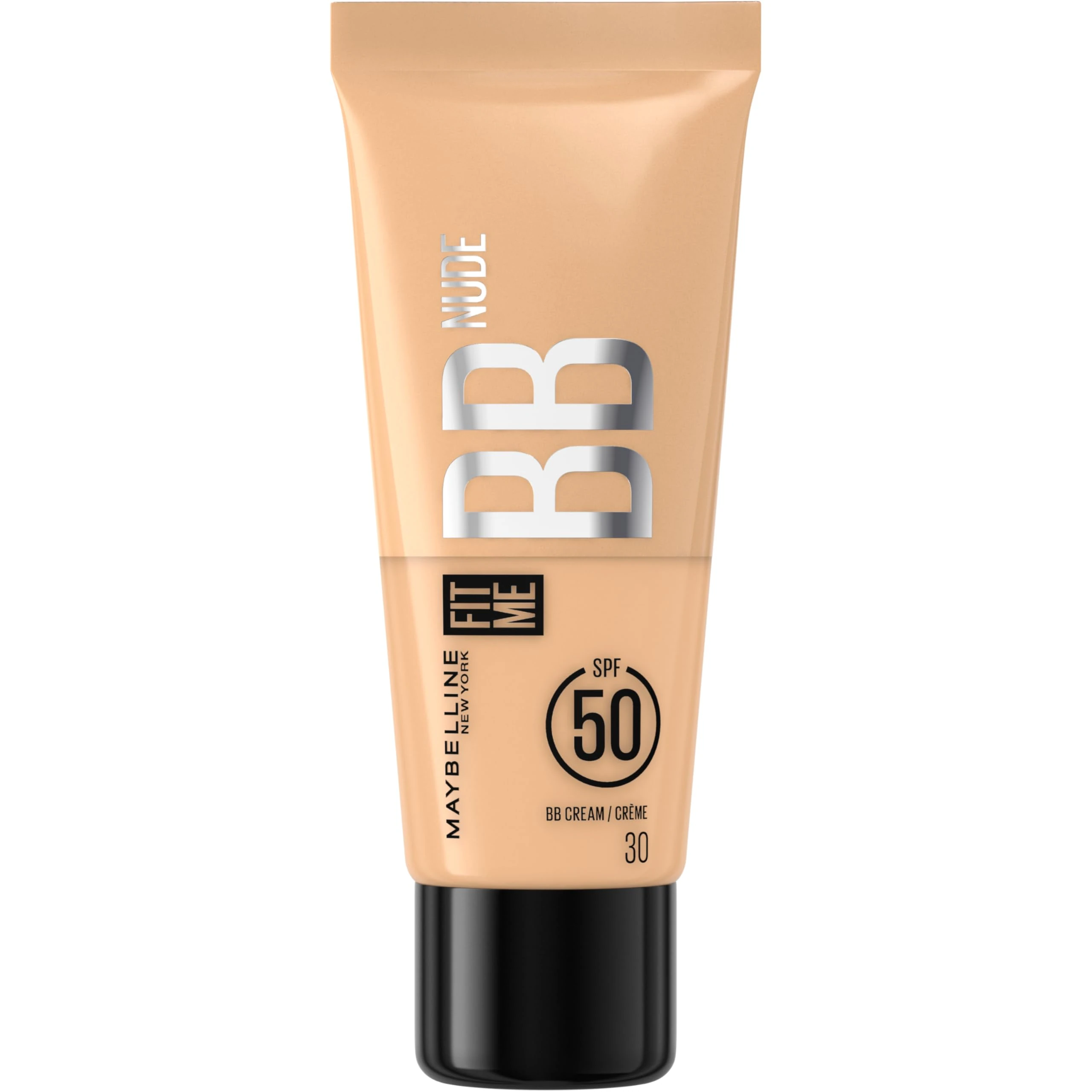 Maybelline New York Face Studio Fit Me BB Cream Nude with SPF 50 and Niacinamide 30