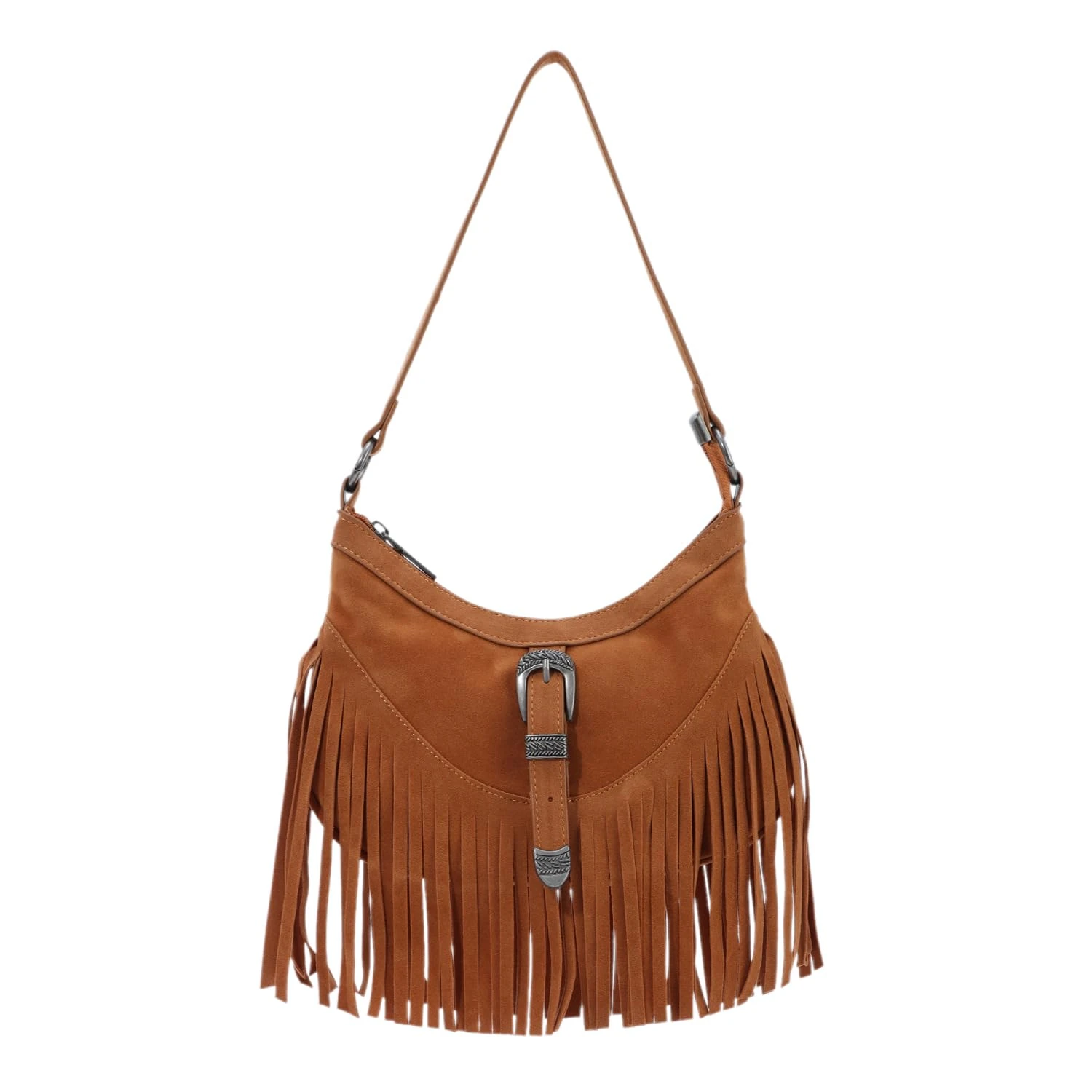 LHHMZ Women Fringe Hobo Handbag, Tassel Shoulder Bag, Vintage Suede Handbags, Hippie Western Tassel Bags