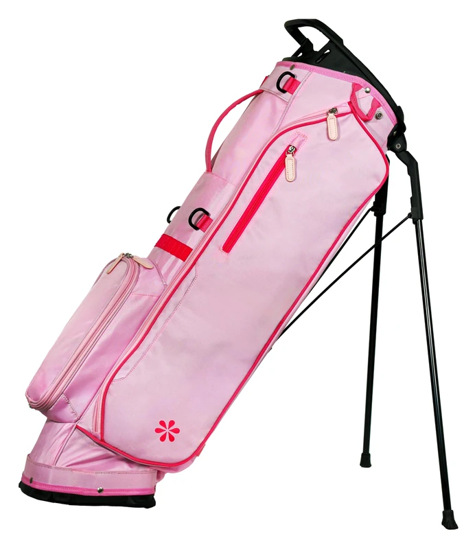 April by Glove It Pink Ombre Golf Stand Bag - Lightweight 14-Way Divider Bag with Dual Straps & Pockets - Durable & Stylish