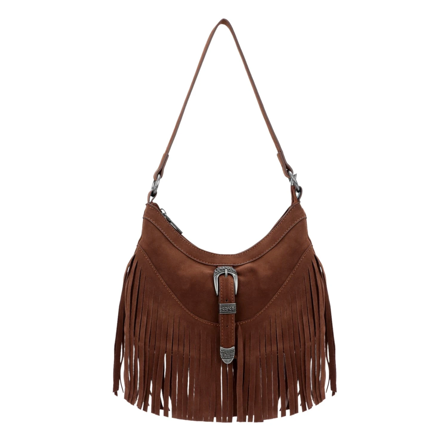 LHHMZ Women Fringe Hobo Handbag, Tassel Shoulder Bag, Vintage Suede Handbags, Hippie Western Tassel Bags